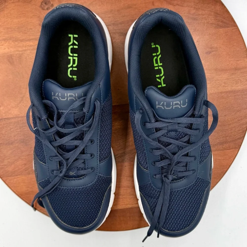 Kuru Quantum 2.0 Athletic Sneakers Indigo Blue Slate Gray 105008140 Mens 14 Wide